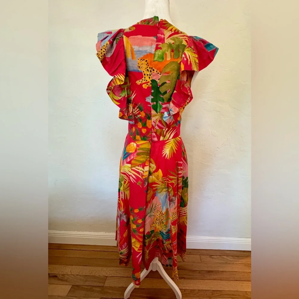 FARM Rio Ruffle Dress - Picture 4 of 4